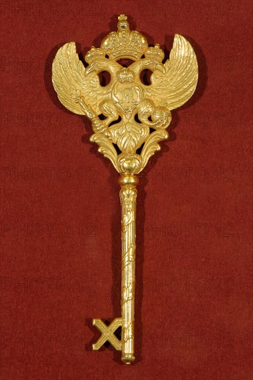 Key of a Chamberlain at the Imperial Court of Russia, Late 18th cent. Artist: Historic Object