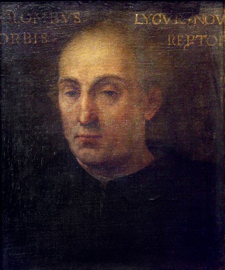 Portrait of Christopher Columbus, 1556. Artist: Dell'Altissimo, Cristofano (1525-1605)