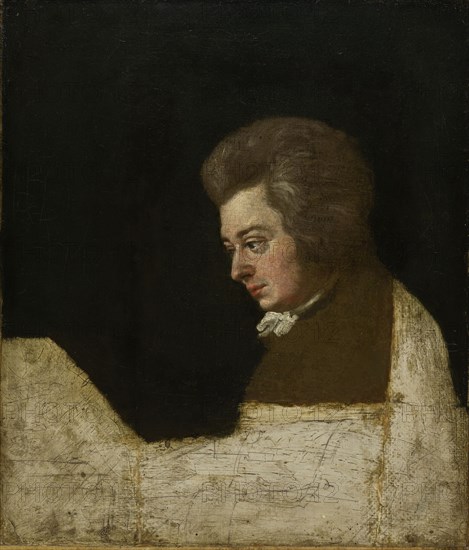 Wolfgang Amadeus Mozart (1756-1791), 1789. Artist: Lange, Josef (1751?1831)