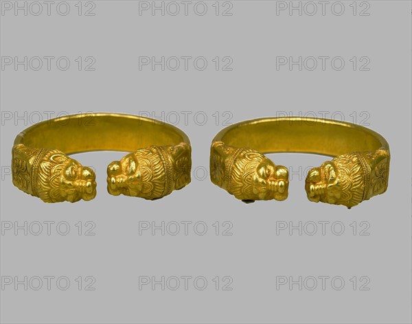 Bracelets, 4th century BC. Artist: Scythian Art