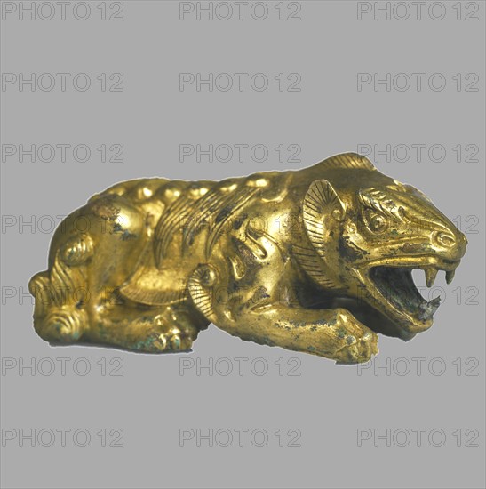 Lion Statuette, 9th century BC. Artist: Scythian Art