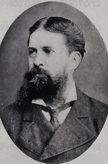 Charles Sanders Peirce (1839-1914), c. 1870. Artist: Anonymous