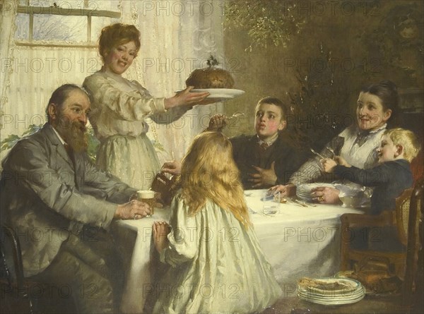 Christmas . Artist: Clark, James (1858-1943)