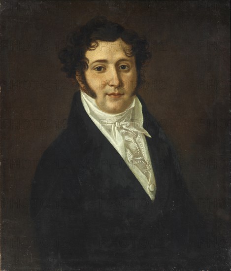 Portrait of Yuri Petrovich Lermontov (1787-1831), First quarter of 19th century. Artist: Anonymous