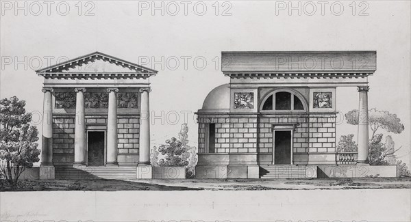 Church Design for the Tutomlin Family . Artist: Quarenghi, Giacomo Antonio Domenico (1744-1817)