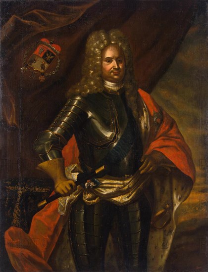 Portrait of Prince Anikita Ivanovich Repnin (1668-1726), 1724. Artist: Anonymous