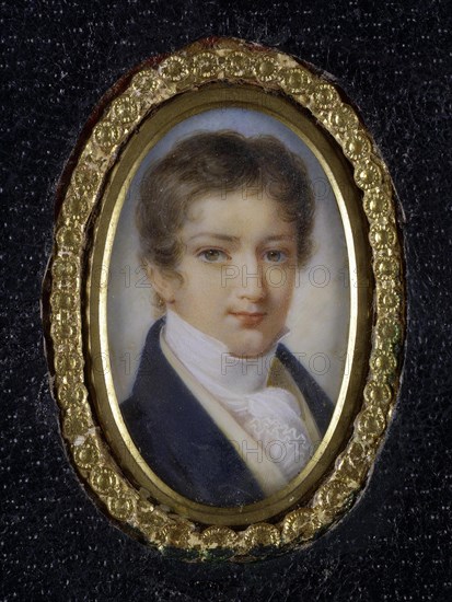 Portrait of Prince Dmitry Petrovich Volkonsky (1805-1859), First quarter of 19th century. Artist: Anonymous