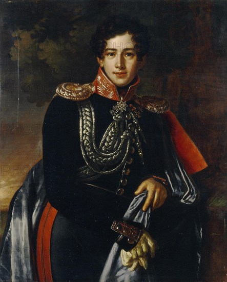 Portrait of Count Nikolay Alexandrovich Samoylov (1800-1842), ca 1825. Artist: Mitoire, Benois Charles (?-after 1830)