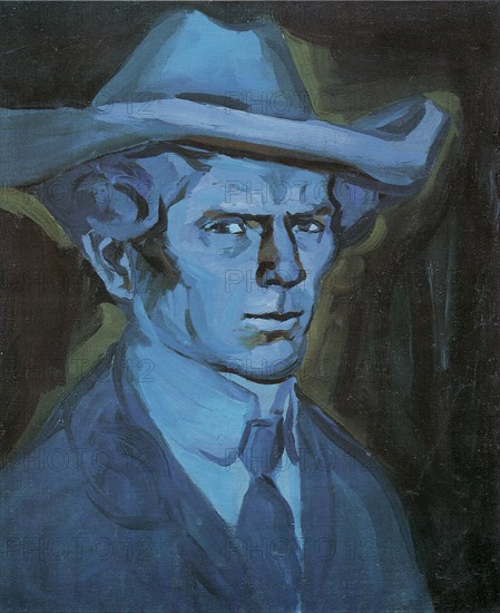 Self-Portrait, 1909. Artist: Kubista, Bohumil (1884-1918)