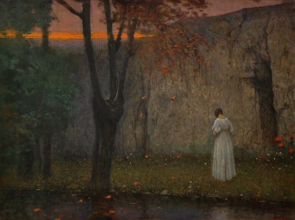 Autumn dawn, 1910. Artist: Schikaneder, Jakub (1855-1924)