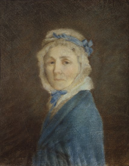 Portrait of Maria Nikiforovna Stromilova, c. 1815. Artist: Venetsianov, Alexei Gavrilovich (1780-1847)