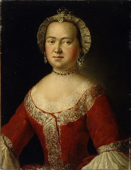 Portrait of Vera Dmitrievna Rezvaya (1809-1849), Early 19th century. Artist: Anonymous