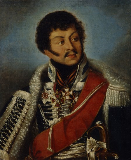 Portrait of the General Dmitry Dmitrievich Shepelev (1771-1841). Artist: Anonymous