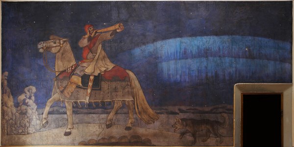 Kullervo Rides to War, 1901. Artist: Gallen-Kallela, Akseli (1865-1931)