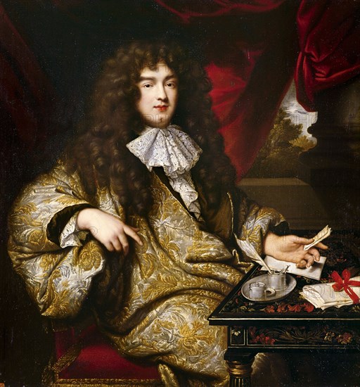 Jean-Baptiste Colbert, Marquis de Seignelay, 1676. Artist: Nattier, Jean-Marc (1685-1766)