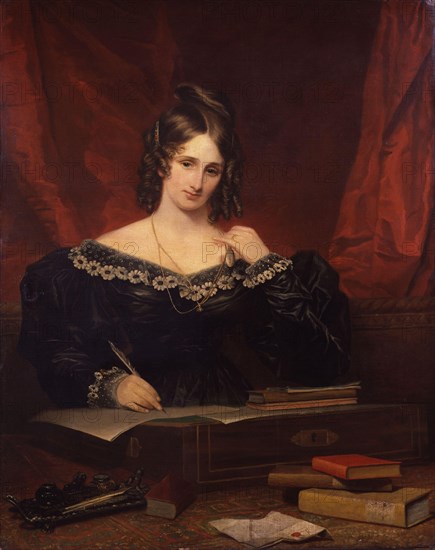 Mary Shelley, 1831. Artist: Stump, Samuel John (1778-1863)