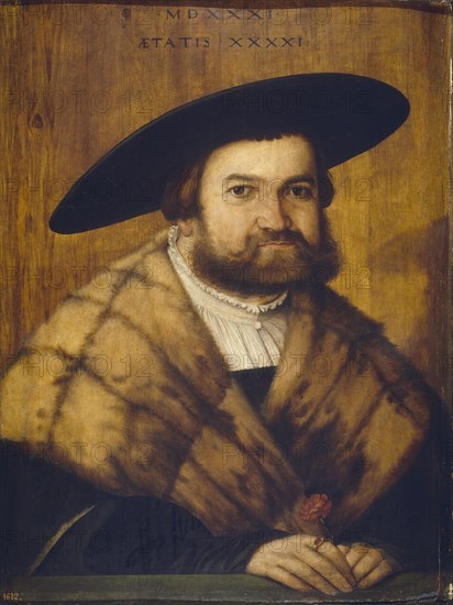 Goldsmith Jörg Zörer of Augsburg, 1531. Artist: Amberger, Christoph (ca. 1500-1562)