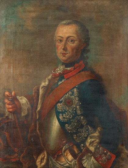 Portrait of Frederick II of Prussia (1712?1786). Artist: De la Croix, Pieter Frederik (1709-1782)