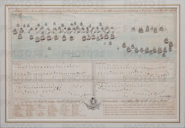 The naval Battle of Öland on 26 July 1789, 1804. Artist: Anonymous