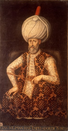 Sultan Suleiman I the Magnificent, 17th century. Artist: Anonymous