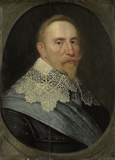 Gustavus Adolphus of Sweden, c. 1633. Artist: Anonymous