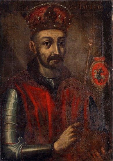 Portrait of King Wladyslaw II. Jagiello, Mid of 17th century. Artist: Anonymous