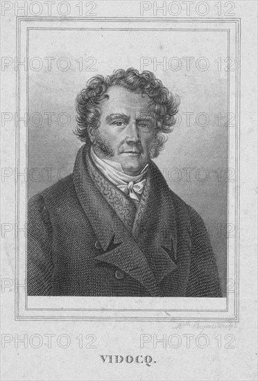 Eugène François Vidocq (1775-1857), c. 1830-1840. Artist: Coignet, Marie Gabrielle (1793-?)