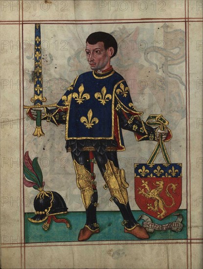 Bertrand du Guesclin (From Livro do Ameiro-Mor), 1509. Artist: Anonymous