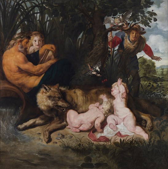 Finding of Romulus and Remus, 1612. Artist: Rubens, Pieter Paul (1577-1640)