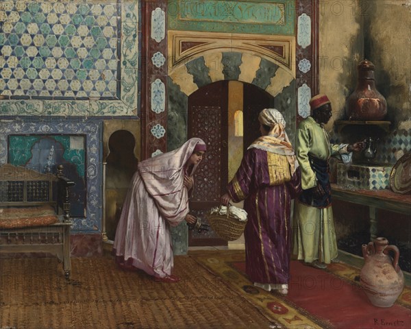 In the Hammam. Artist: Ernst, Rudolf (1854-1932)