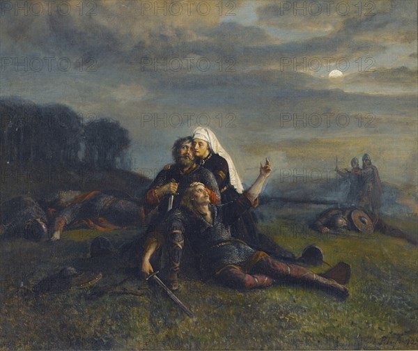 After the Battle. Artist: Arbo, Peter Nicolai (1831-1892)