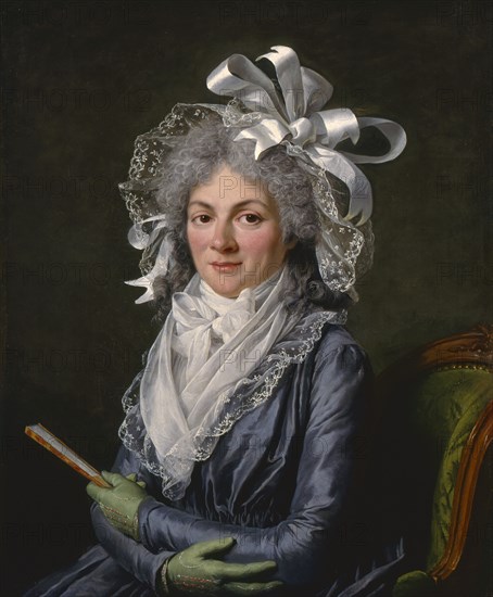 Portrait of Madame de Genlis (1746-1830), 1790. Artist: Labille-Guiard, Adélaïde (1749-1803)