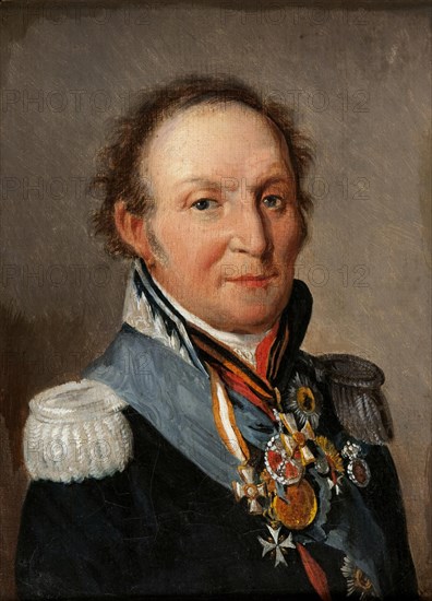 Portrait of Field Marshal Count Ludwig Adolf Peter of Sayn-Wittgenstein-Ludwigsburg (1769-1843). Artist: Boilly, Louis-Léopold (1761-1845)
