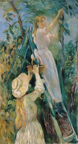 The Cherry Pickers (Le Cerisier), 1891. Artist: Morisot, Berthe (1841-1895)