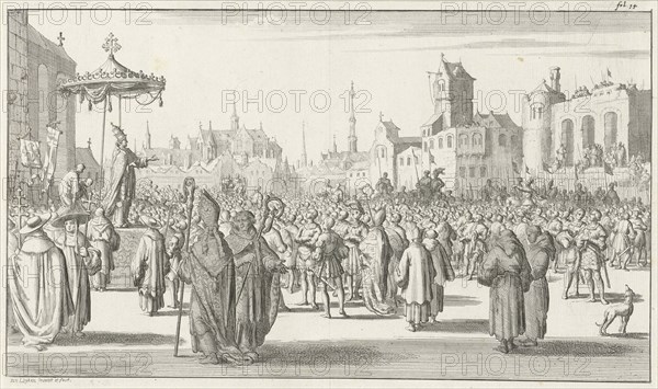 Pope Urban II preaches the First Crusade, 1683. Artist: Ten Hoorn, Timotheus (1644-1715)