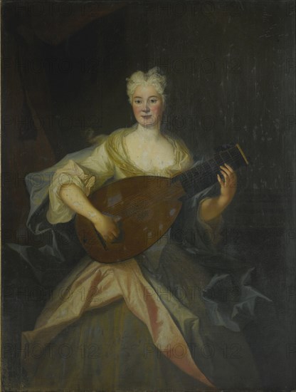 Portrait of Anna Constantia, Countess of Cosel (1680-1765), nee von Brockdorff. Artist: Silvestre, Louis de (1675-1760)