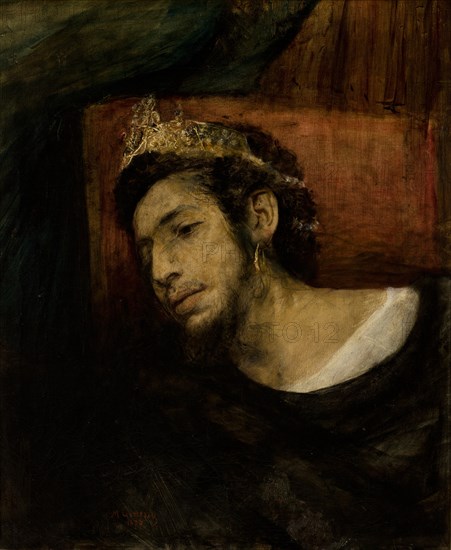 Ahasuerus, 1876. Artist: Gottlieb, Maurycy (1856-1879)