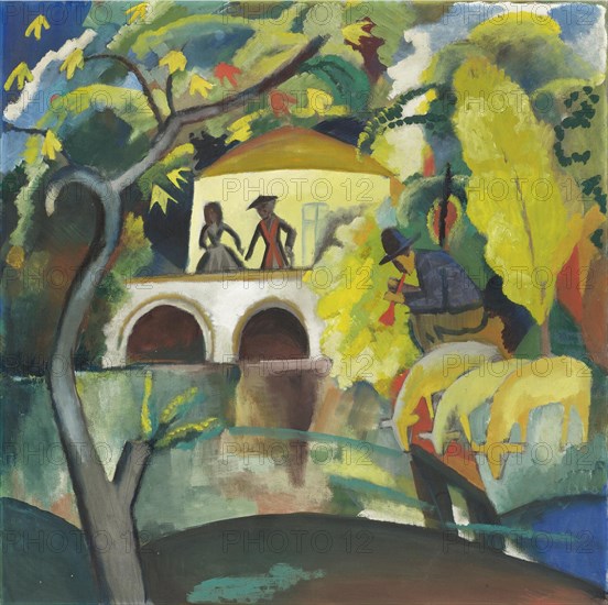 Rococo, 1912. Artist: Macke, August (1887-1914)