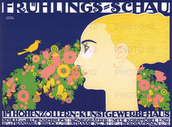 Spring Exhibition, 1914. Artist: Klinger, Julius (1876-1942)