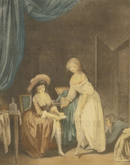 La comparaison. Artist: Janinet, Jean-François (1752-1814)