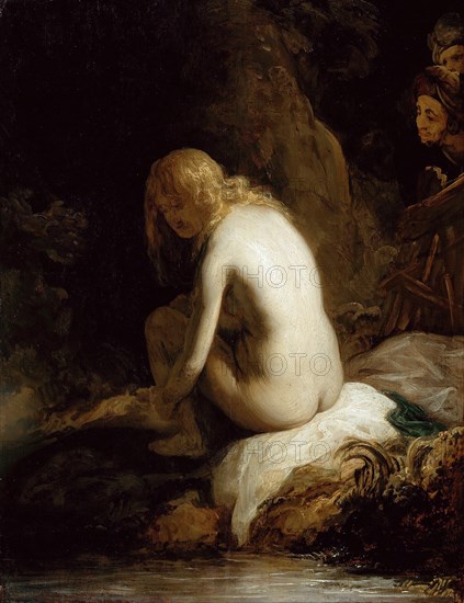 Susanna and the Elders. Artist: Flinck, Govaert (1615-1660)