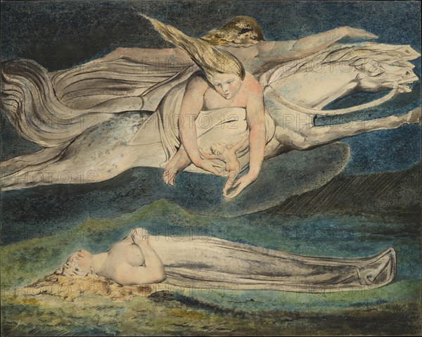 Pity, c. 1795. Artist: Blake, William (1757-1827)