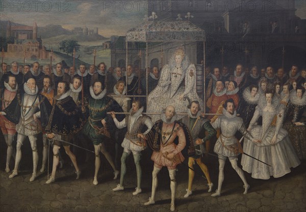 Procession Portrait of Queen Elizabeth, ca 1600-1603. Artist: Anonymous