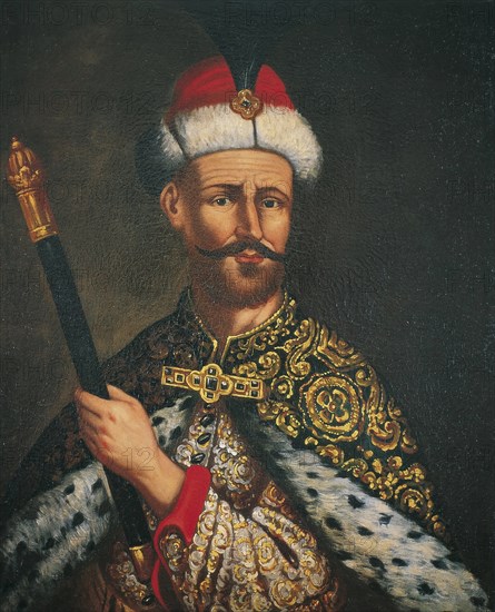 Portrait of Andrzej Potocki (1630-1691), Field Crown Hetman, 1670s. Artist: Austrian master (active ca. 1440-1450)