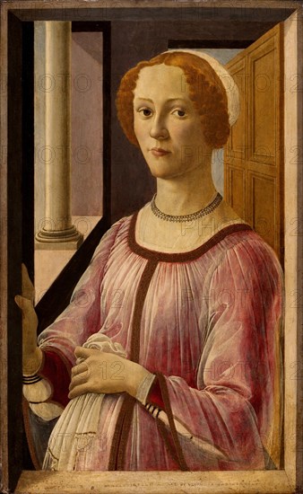 Portrait of Smeralda Bandinelli, ca 1475. Artist: Botticelli, Sandro (1445-1510)