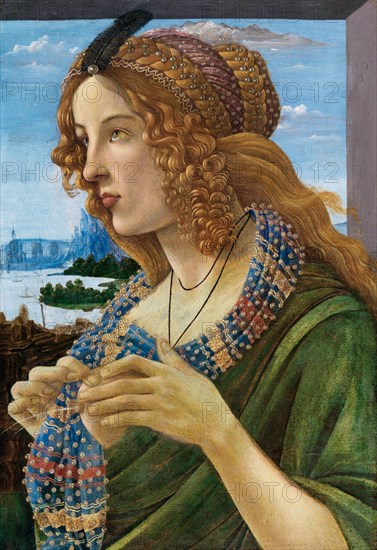 Allegorical Portrait of a Woman (Simonetta Vespucci), 1480-1490