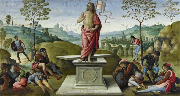 The Resurrection, 1496-1500. Artist: Perugino (ca. 1450-1523)