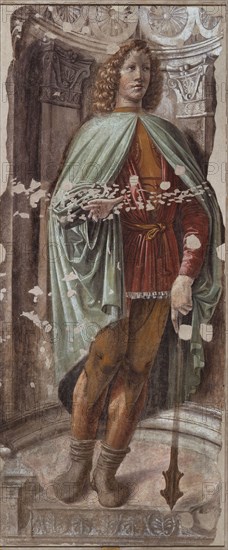 Man with a Mace (Uomo dalla mazza), ca 1487-1488. Artist: Bramante, Donato (1444-1514)