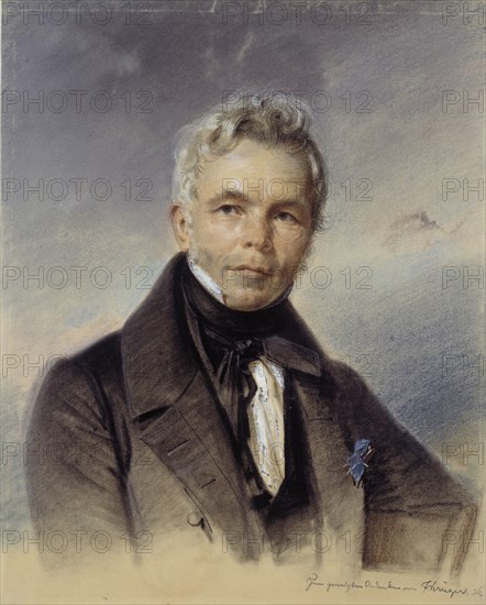 Portrait of Karl Friedrich Schinkel, 1836. Artist: Krüger, Franz (1797-1857)