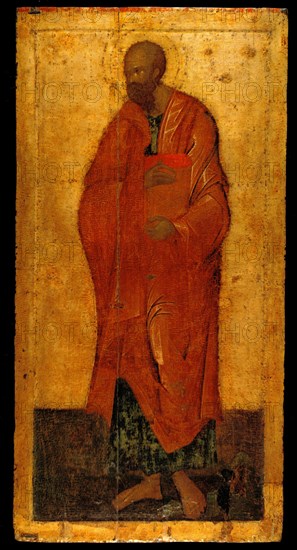 The Apostle Paul. Icon from the Deesis Iconostasis, Last quarter of the 14th century. Artist: Theophanes the Greek (ca. 1340-ca. 1410)